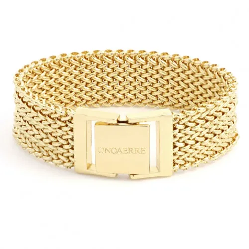 Bracciale in bronzo dorato