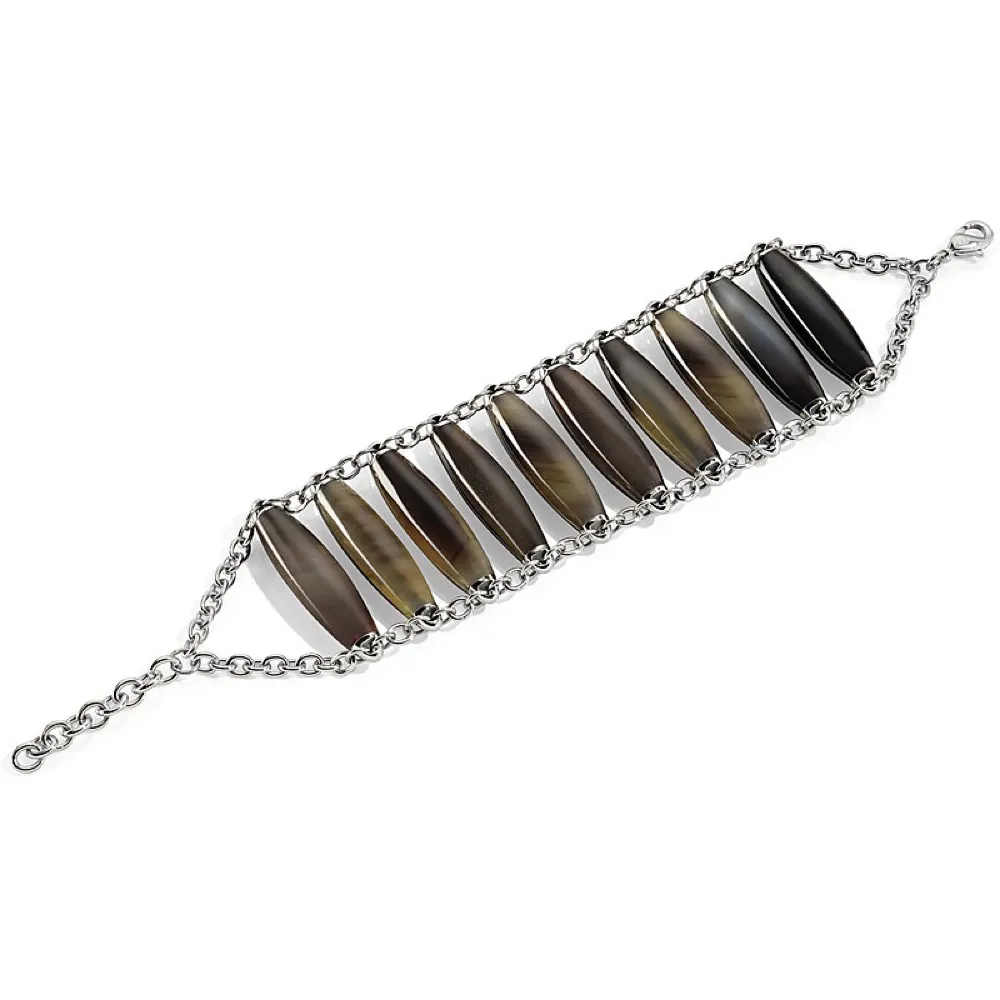 Bracciale MORELLATO CORNO SYU20 Acciaio Corno Naturale Donna Lady DD