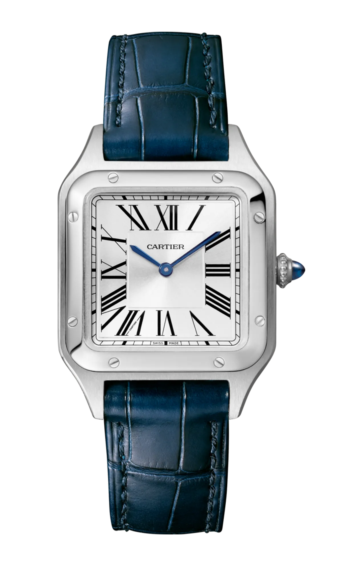 SANTOS DUMONT, MODELLO PICCOLO, ACCIAIO, QUARZO - WSSA0086