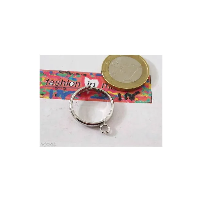 1 BASE ANELLO IN ARGENTO 925  STERLING RODIATO ANELLINO SALDATO made in italy