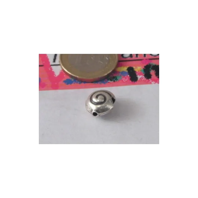 1 chiocciolina in argento 925 provenienza  Indonesia di 16x10 mm
