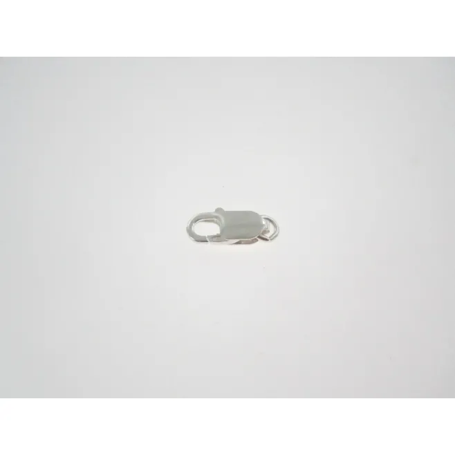 1 CHIUSURA MOSCHETTONE  GRANDE OVALE ARGENTO .925 ITALY MADE