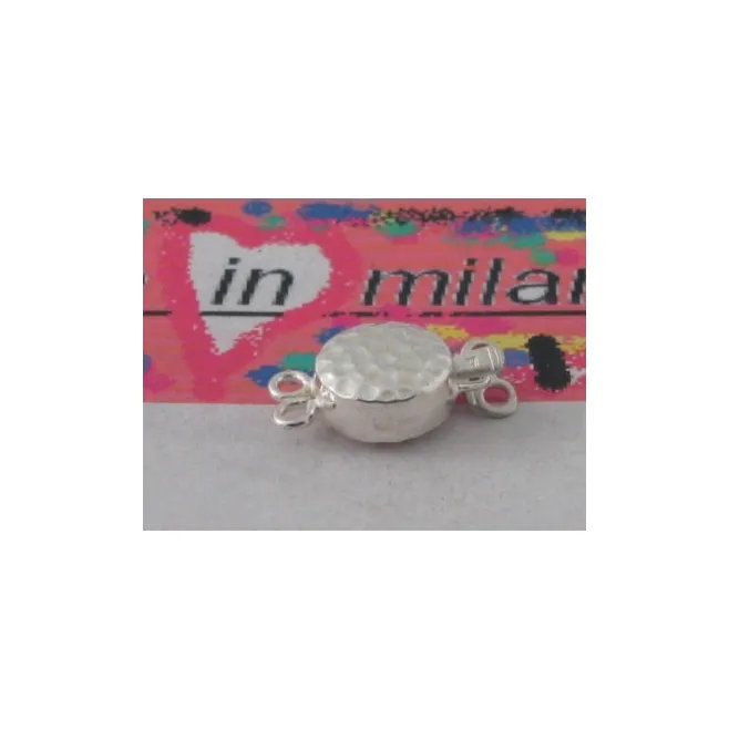 1 CHIUSURA TONDA  MARTELLATA ARG925 MADE ITALY  2 FORI