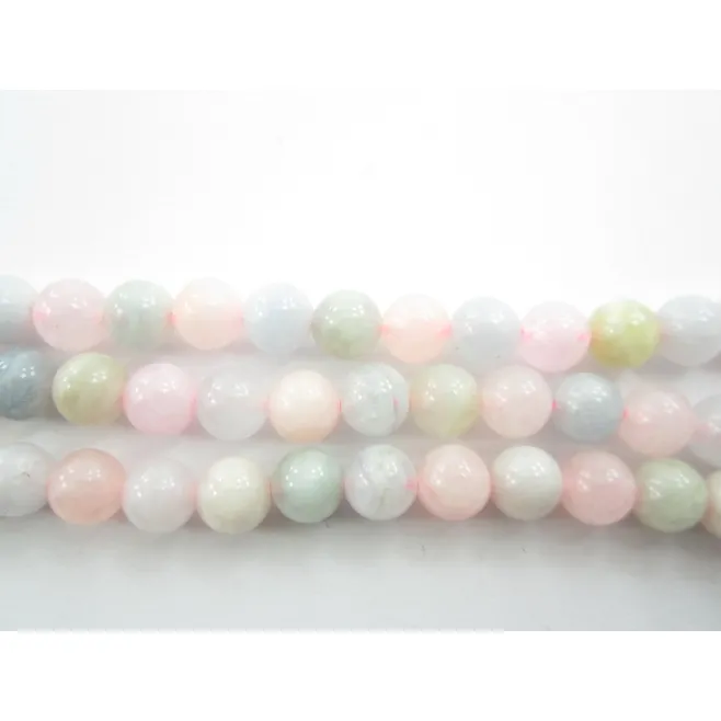 1 filo di Morganite Berillo multicolor cabochon di 6 mm