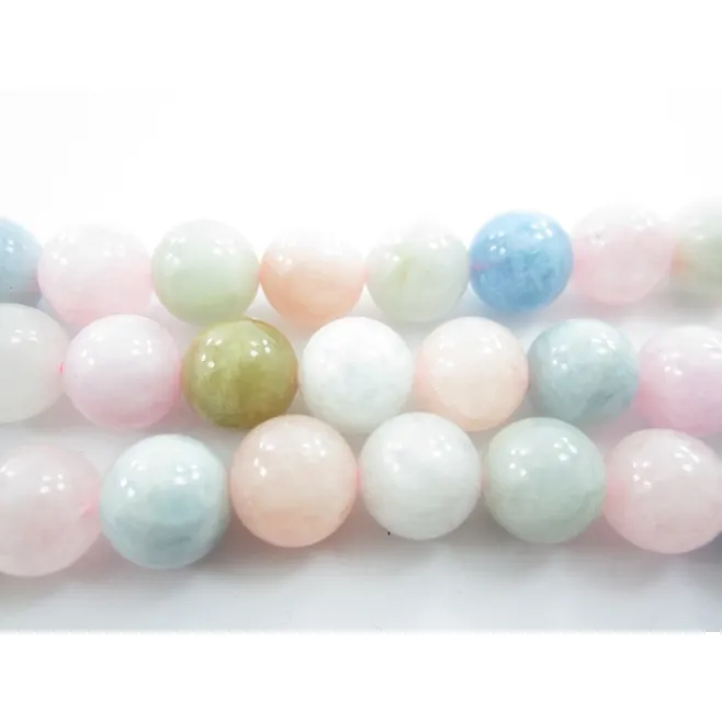 1 filo di Morganite Berillo multicolor cabochon di 8 mm