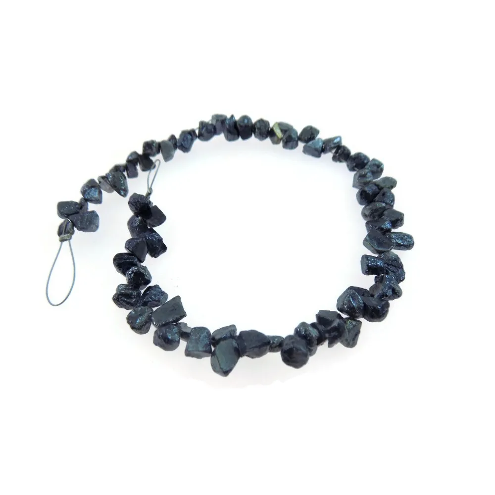 1 filo di rara Zoisite grigia grezza con inclusioni di rubino