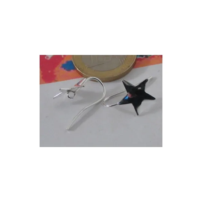 1 PAIO MONACHELLE ORECCHINI STELLA ARGENTO 925 ITALY