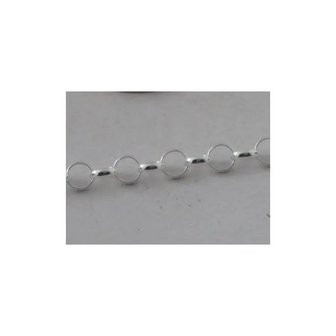 10 CM CATENA ROLO' IN ARGENTO925 5X1,5 MM MADE IN ITALY