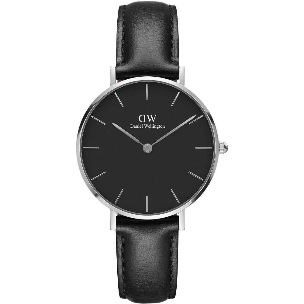 Orologio Donna Daniel Wellington Petite al Quarzo con Quadrante Nero 32 mm