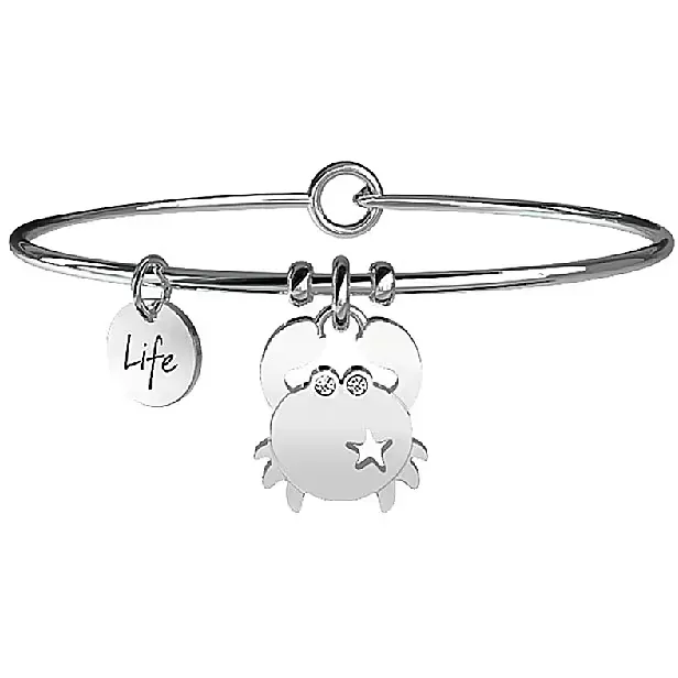 Bracciale Donna Kidult Animal Planet Rigido con Granchio