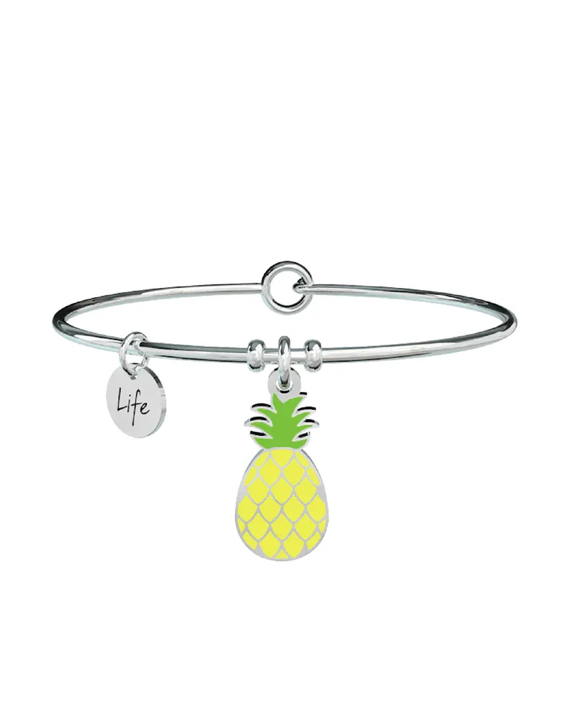 Bracciale Donna Kidult Symbols Rigido con Ananas