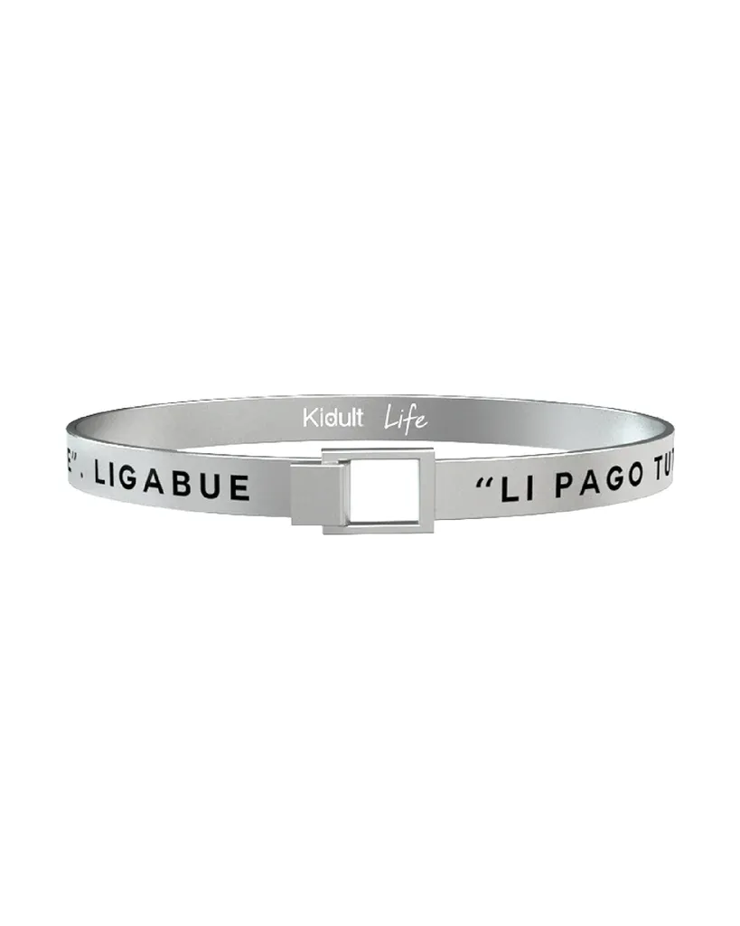 Bracciale Uomo Kidult Free Time Li Pago Tutti Io I Miei Debiti. Ligabue