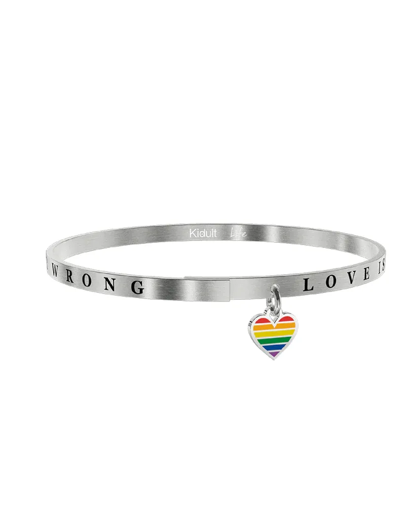 Bracciale Donna Kidult Love is Never Wrong