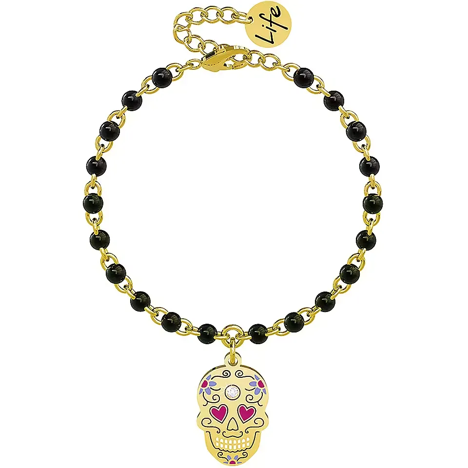 Bracciale Donna Kidult Symbols con Teschio