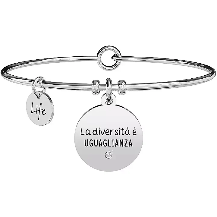 Bracciale Donna Kidult Philosophy la Diversita' E' Uguaglianza