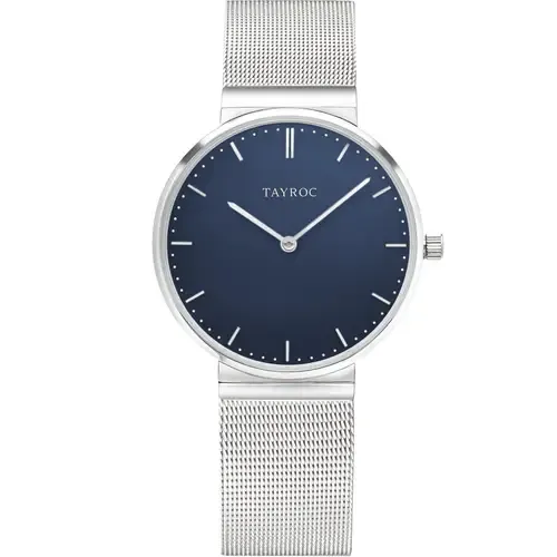 Orologio Uomo Tayroc al Quarzo con Quadrante Blu  40 mm