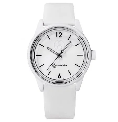Orologio Donna Smile Solar Eco-Drive con Quadrante Bianco 32 mm
