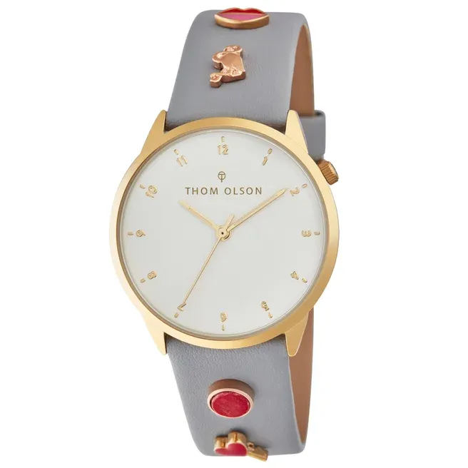 Orologio Donna Thom Olson al Quarzo con Quadrante Bianco 34 mm