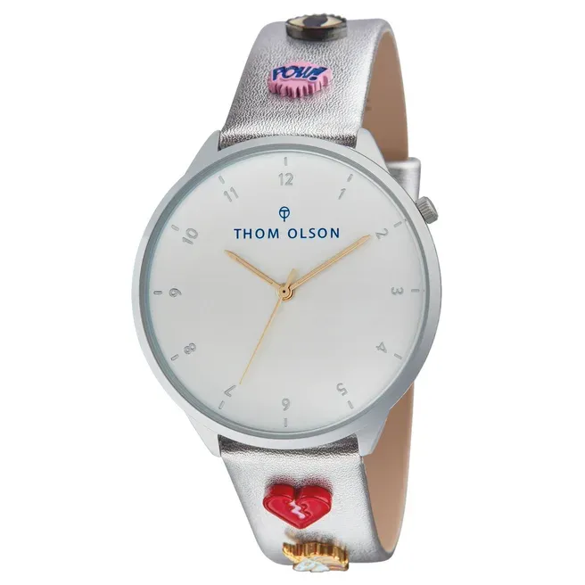 Orologio Donna Thom Olson al Quarzo con Quadrante Bianco 40 mm