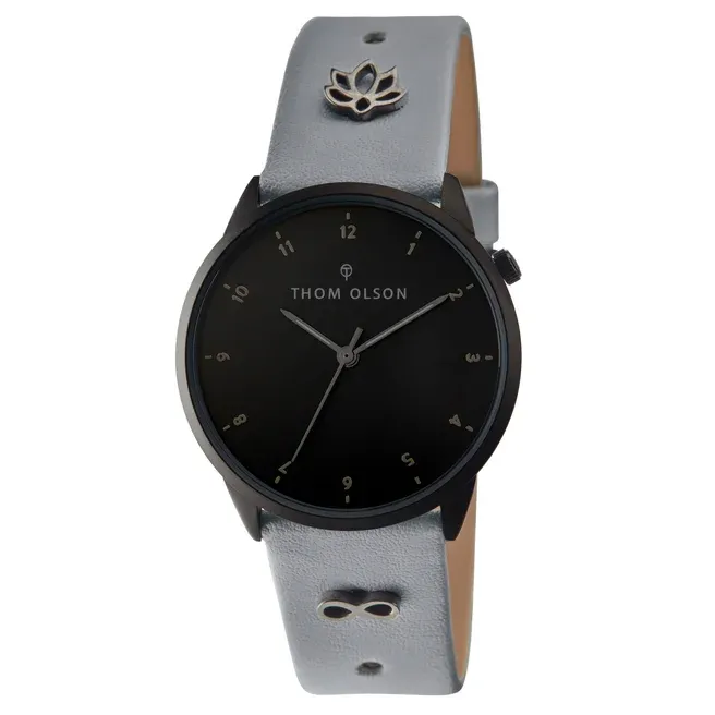 Orologio Donna Thom Olson al Quarzo con Quadrante Nero 34 mm