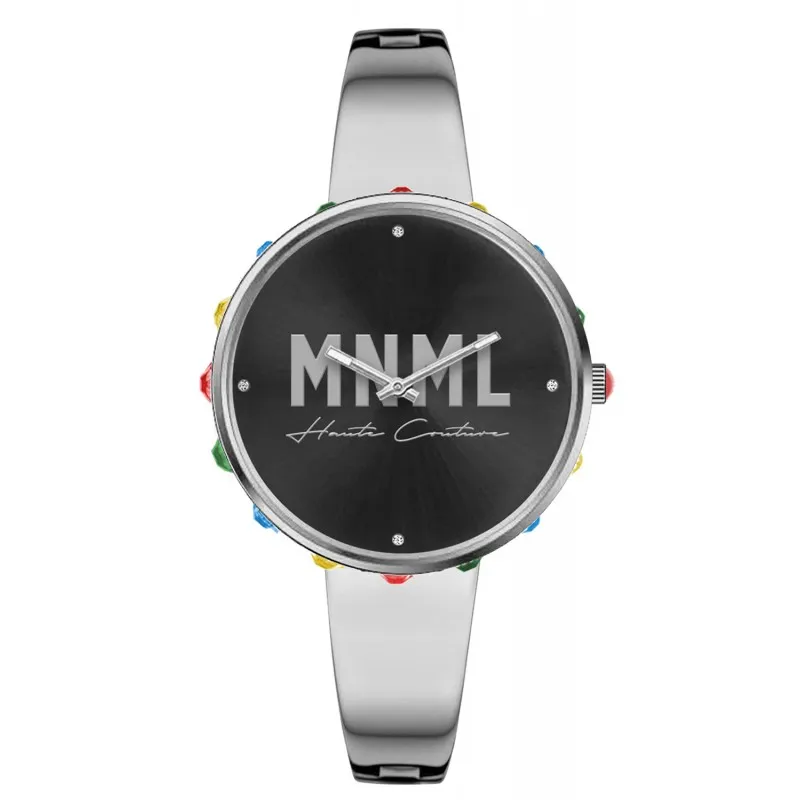 Orologio Donna Mnml al Quarzo con Quadrante Nero 40 mm