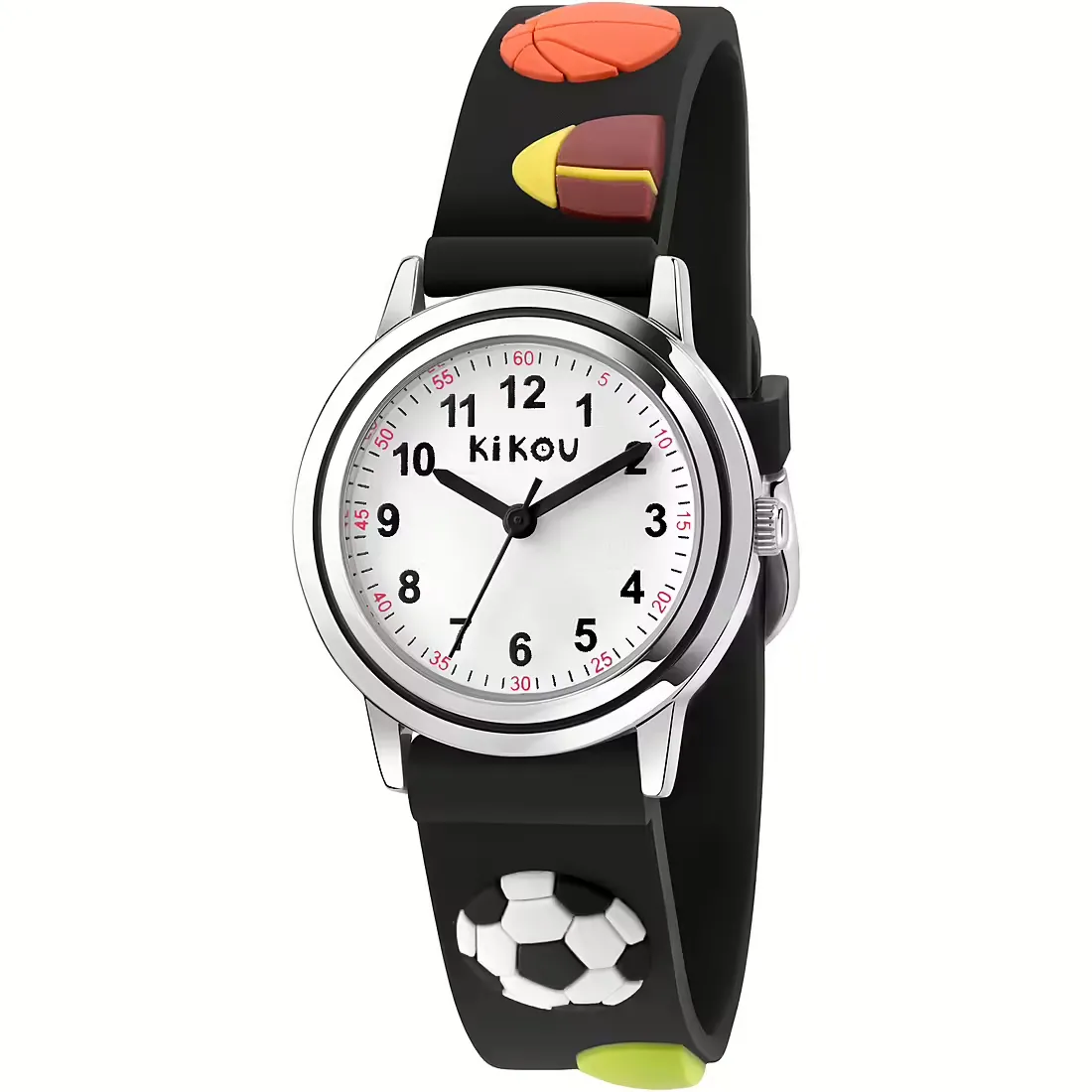 Orologio Bambino Kikou Watches al Quarzo con Quadrante Bianco  28 mm