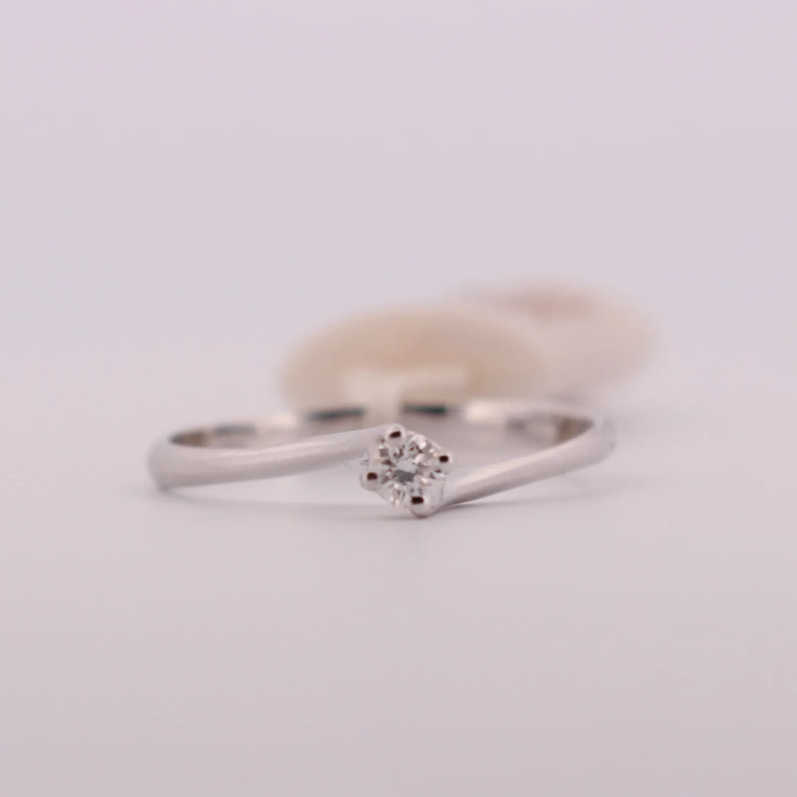 Anello Donna Davite Delucchi Solitario con Diamante