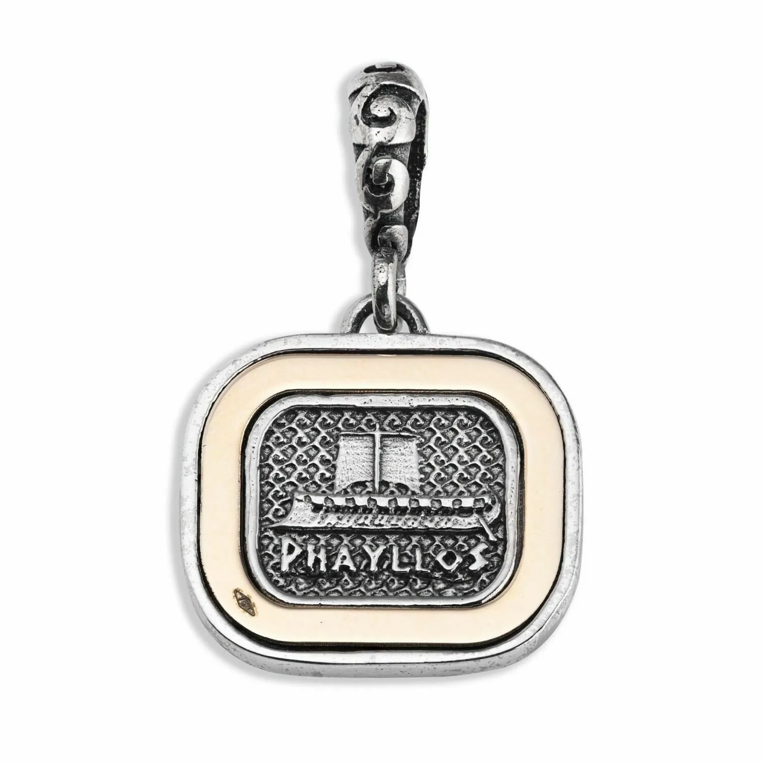 Ciondolo Phayllos con cornice in oro 27885 - GERARDO SACCO