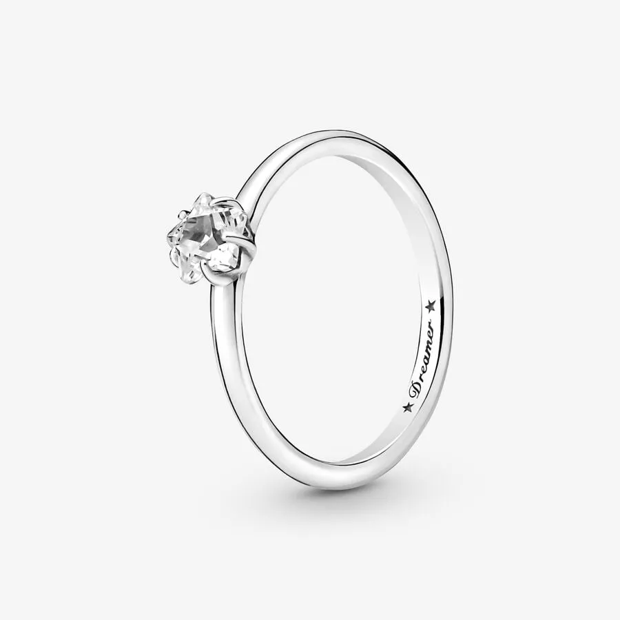 Anello Pandora Solitario Stella Celeste
