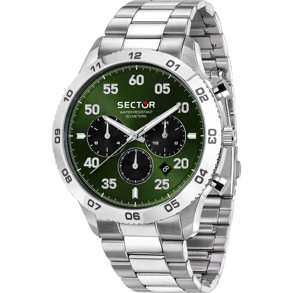 Orologio Uomo Sector 270 al Quarzo con Quadrante Verde 45 mm