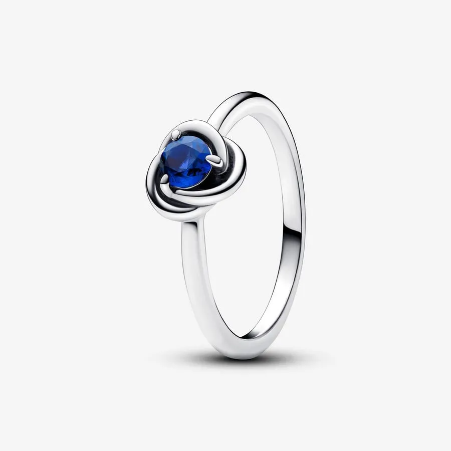 Anello Pandora Cerchio Eterno Blu Settembre