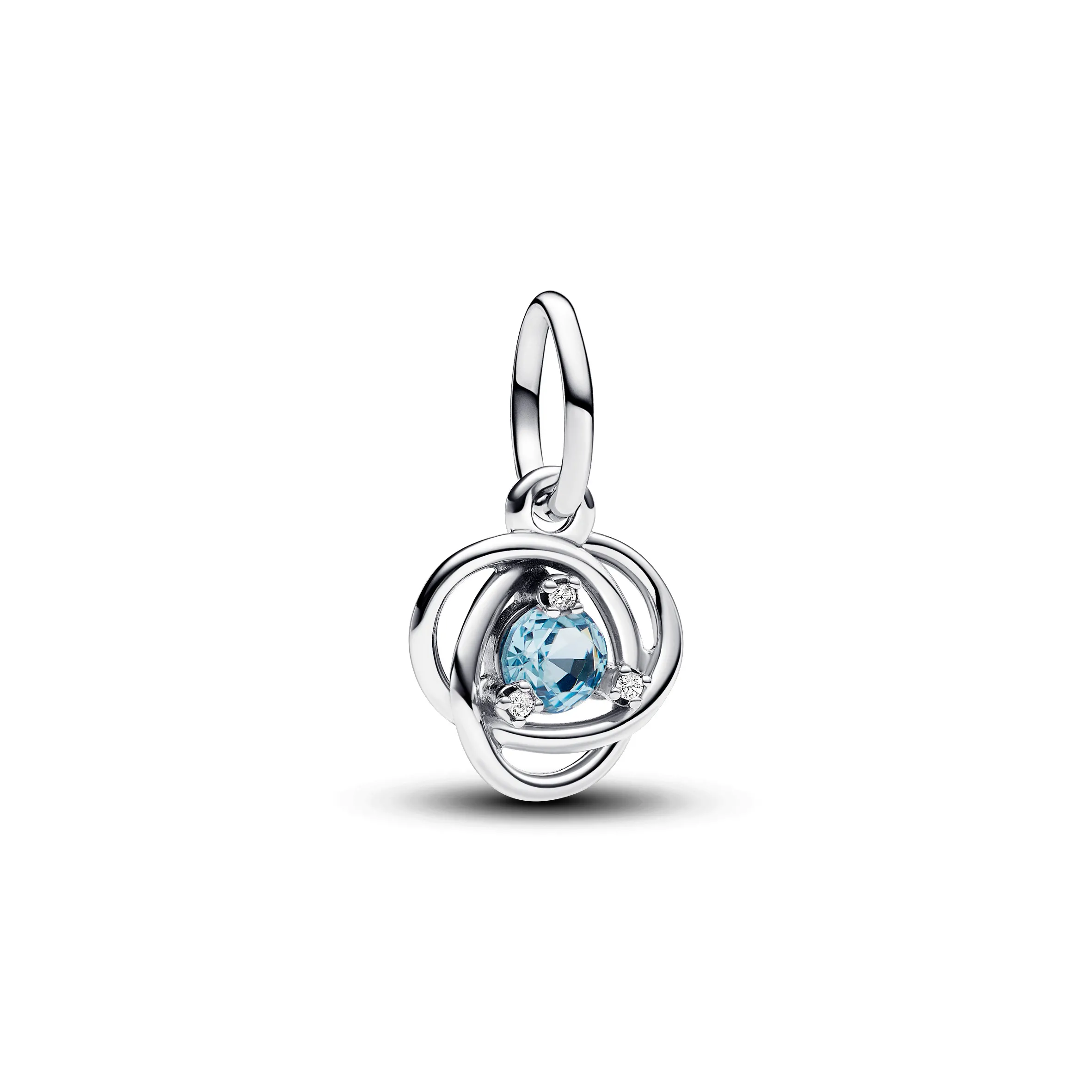 Charm Pandora Pendente Cerchio Eterno Azzurro Marzo