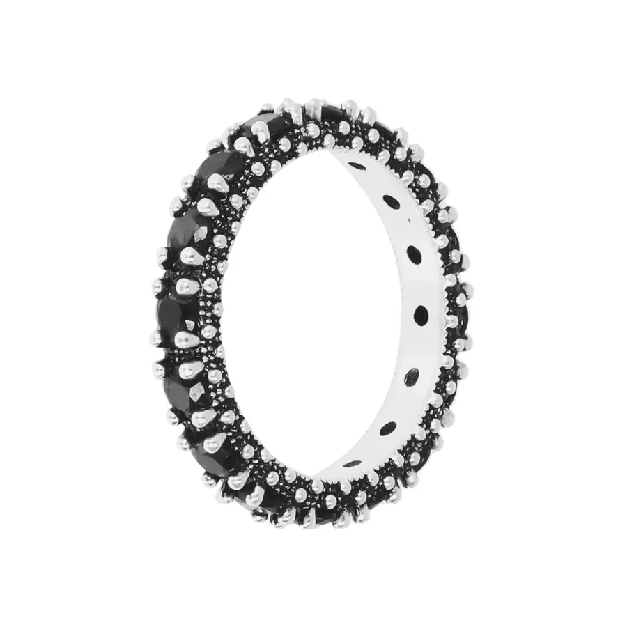 Anello Uomo Albert con Spinello Nero