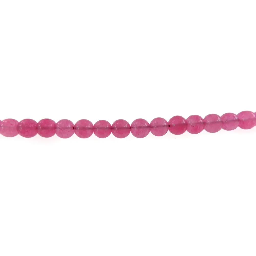 un  filo di  giada fucsia chiara cabochon 8 mm