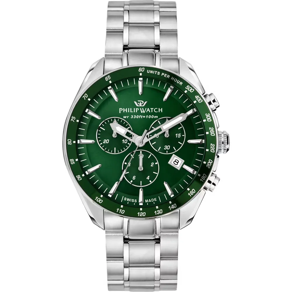 Orologio Uomo Philip Watch Blaze al Quarzo con Quadrante Verde 42 mm