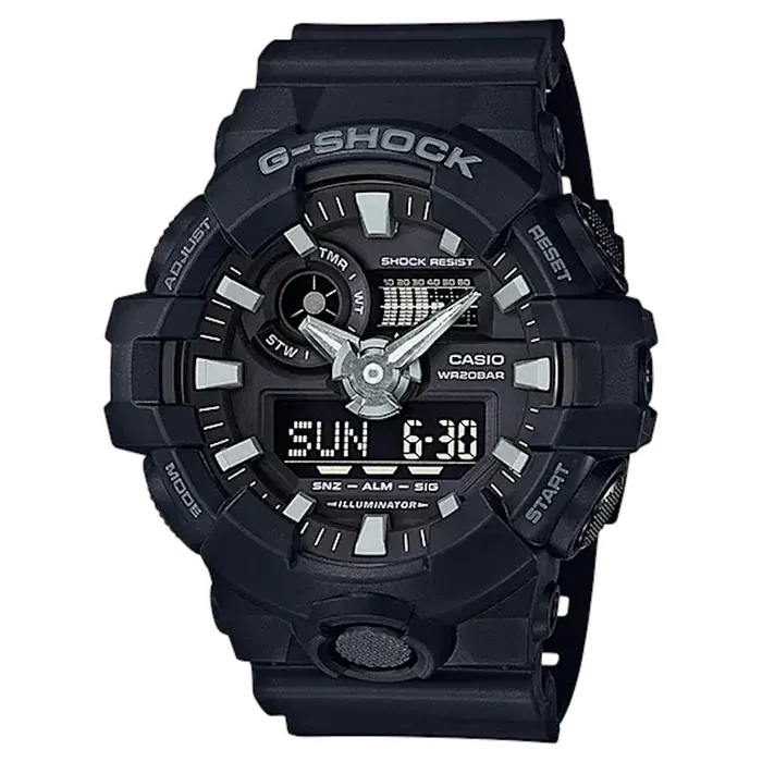 Orologio Uomo G-Shock al Quarzo con Quadrante Nero  53 mm
