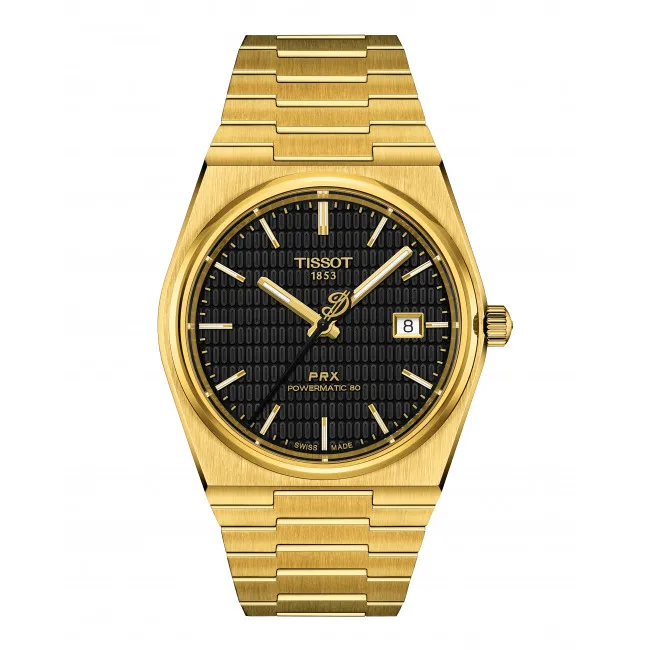 Orologio Uomo Tissot PRX Powermatic 80 Damian Lillard Special Edition Automatic con Quadrante Nero 40 mm