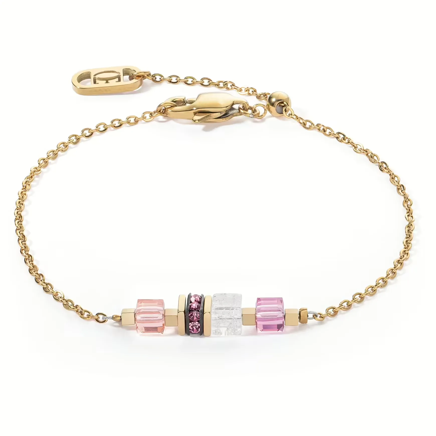 Bracciale Donna Coeur De Lion Geocube & Chain