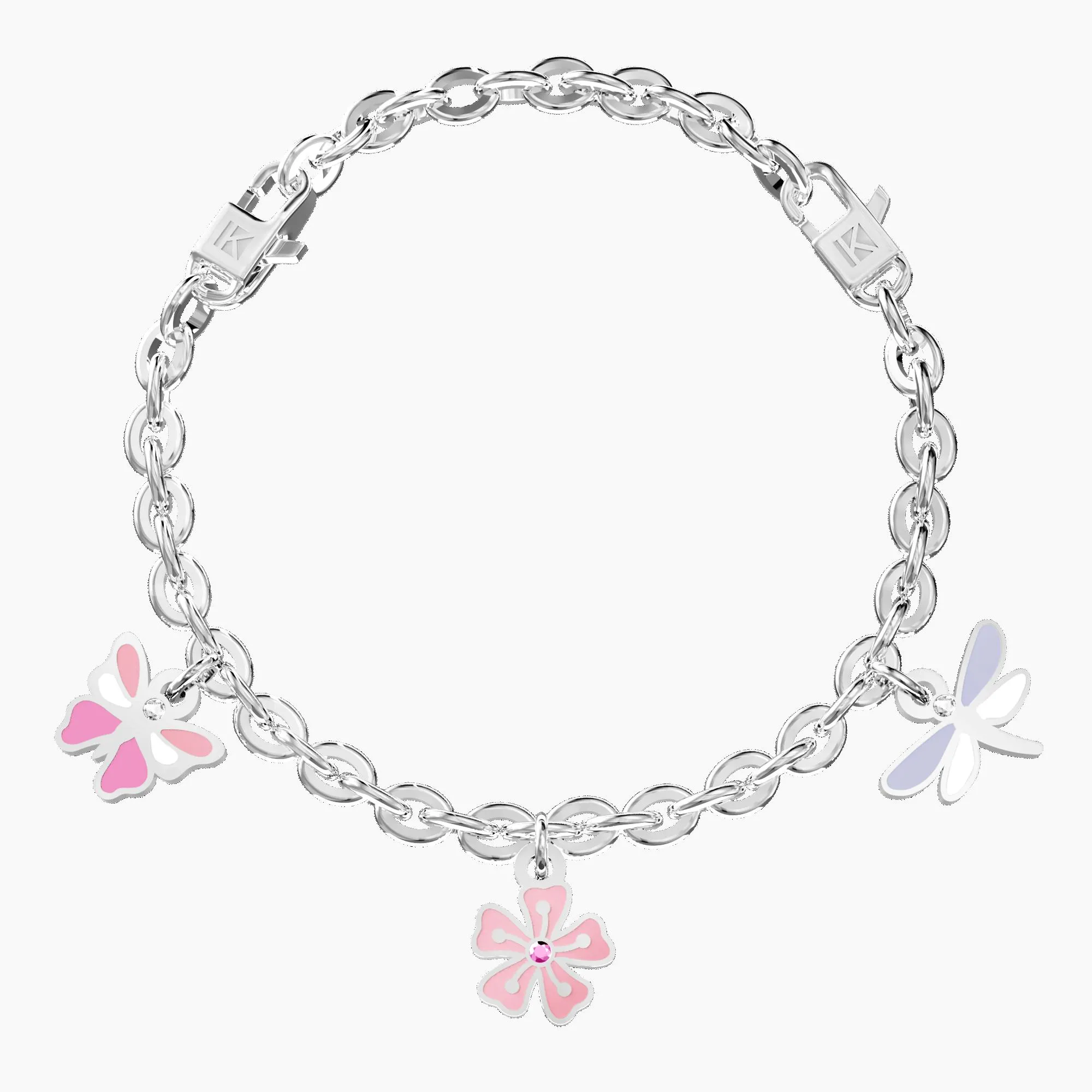 Bracciale Donna Kidult Regolabile con Ciondolo Farfalla