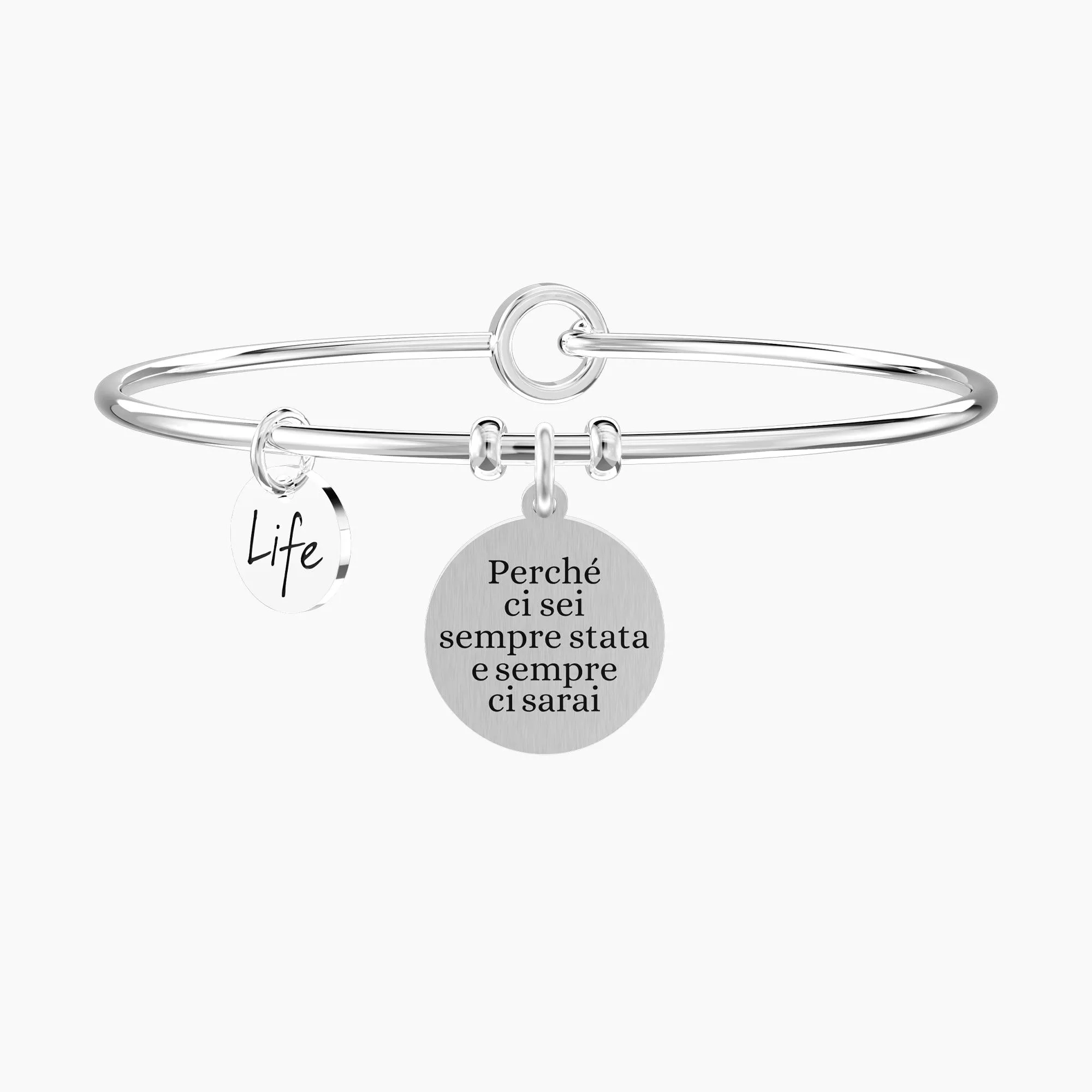 Bracciale Donna Kidult Friendship Rigido con Ciondolo Amica