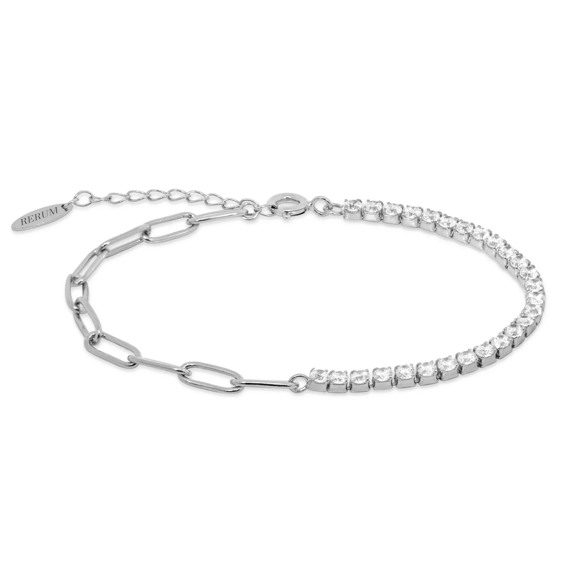 Bracciale Tennis Rerum in Argento