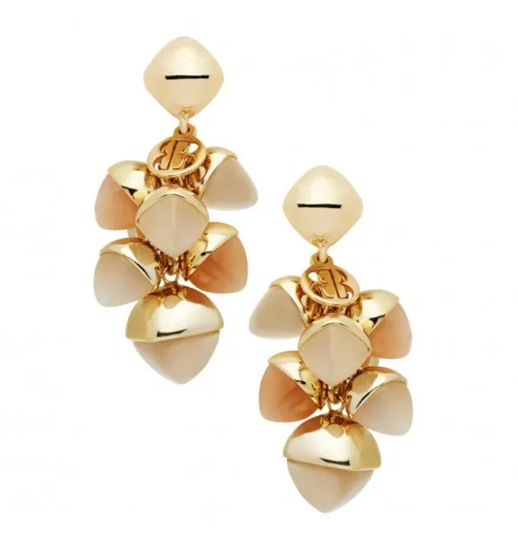 Orecchini Donna Boccadamo a Ciuffo con Cristalli Color Corniola E Pietra Luna