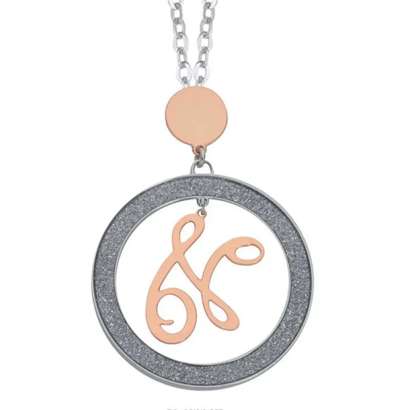 Collana Donna Boccadamo Je Suis Lettera N