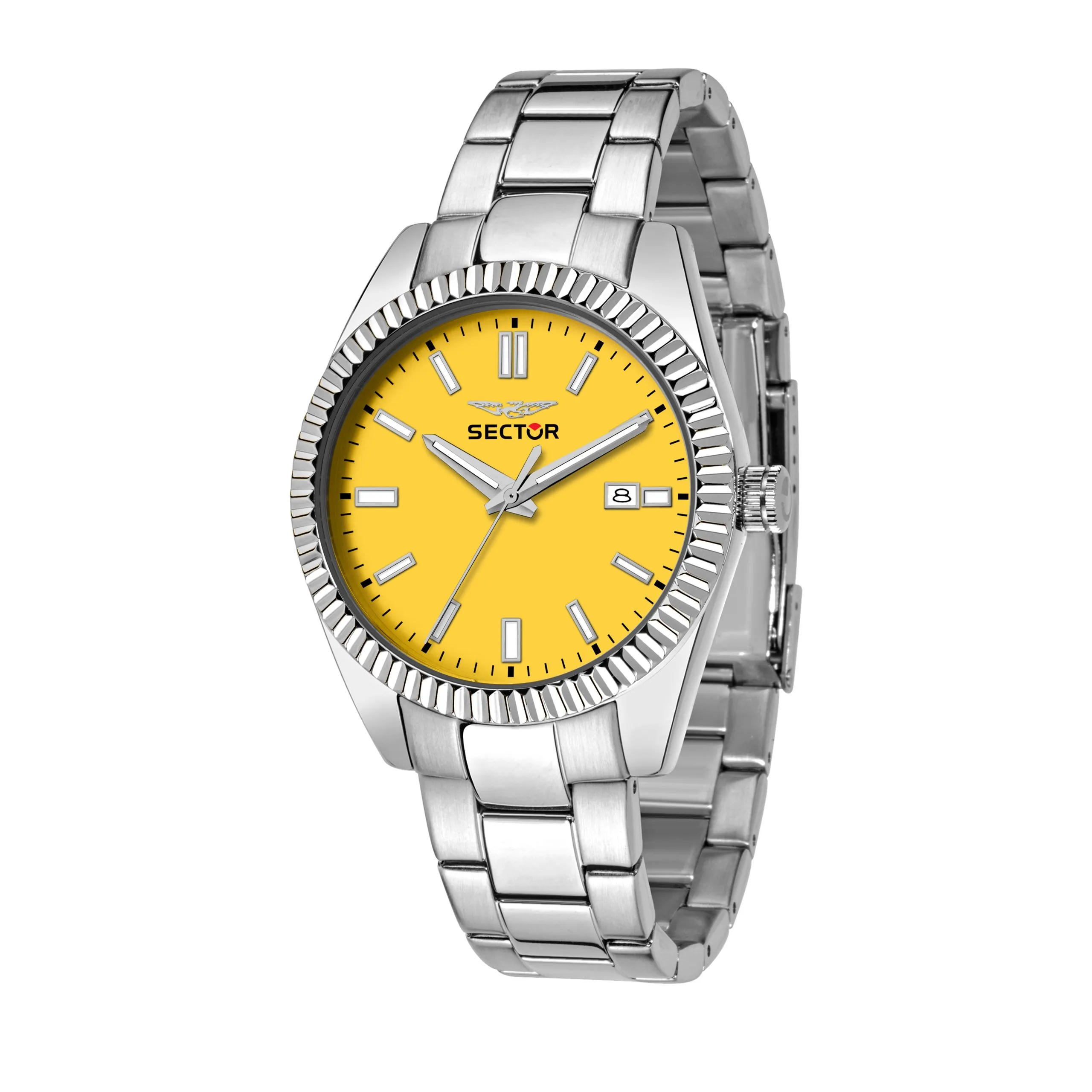 Orologio Uomo Sector 240 al Quarzo con Quadrante Giallo 41 mm