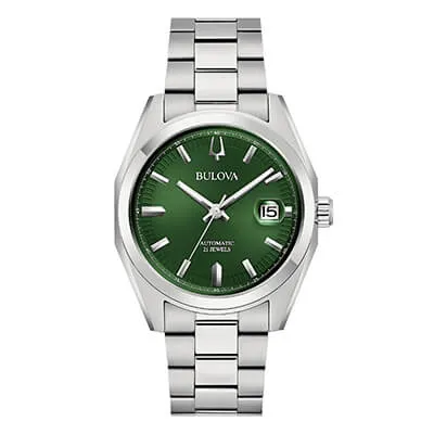 Orologio Uomo Bulova Surveyor Automatic con Quadrante Verde 39 mm