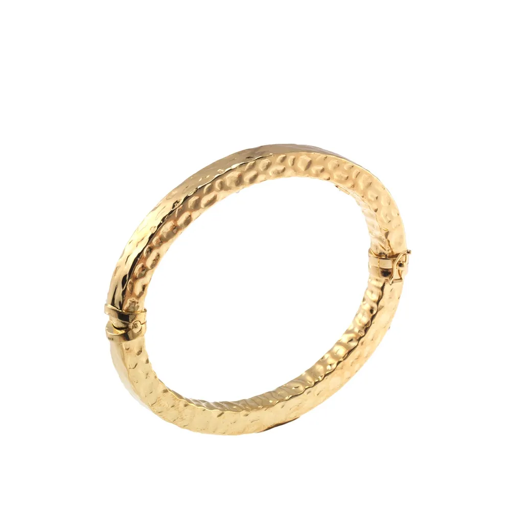 Bracciale Donna Suali Ovale Suali Tube Canna Quadra 6x6 Martellata