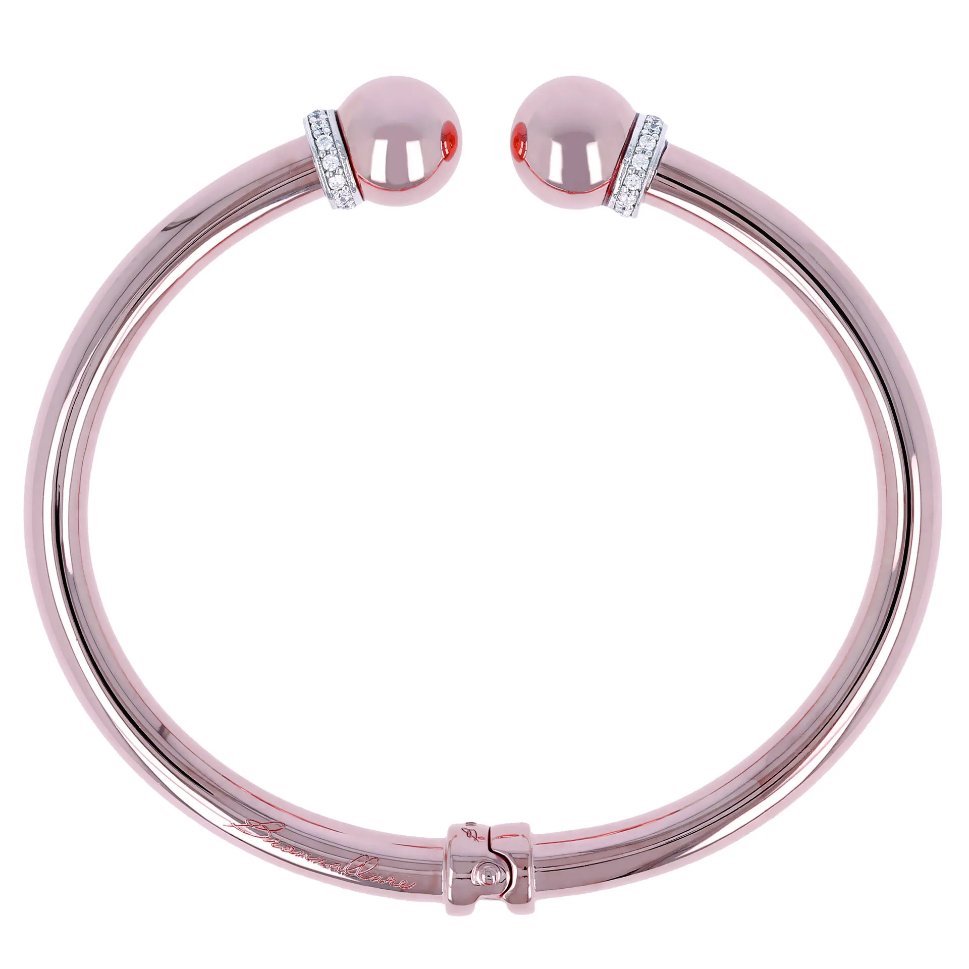 Bracciale Donna Rigido Bronzallure con Zirconi