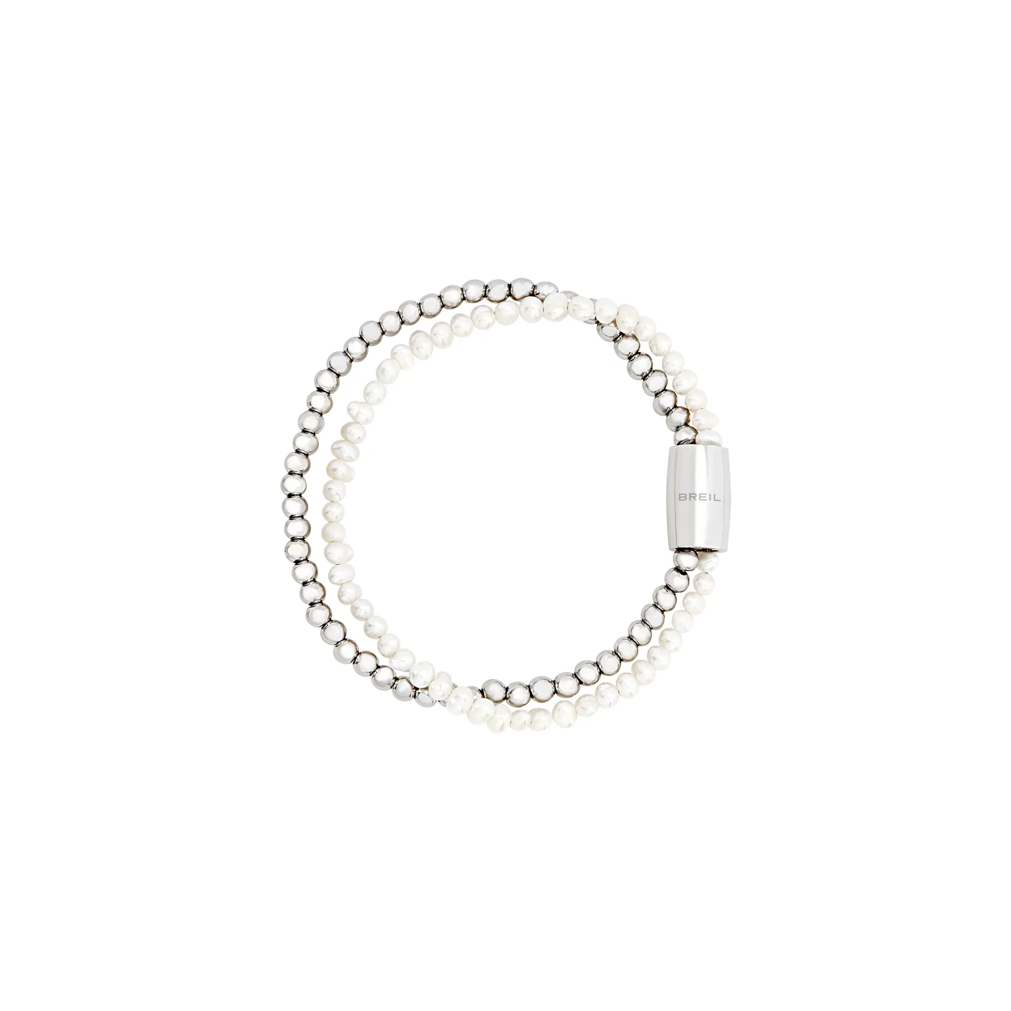 Bracciale Donna Breil Magnetica System Multifilo con Sfere e Perle