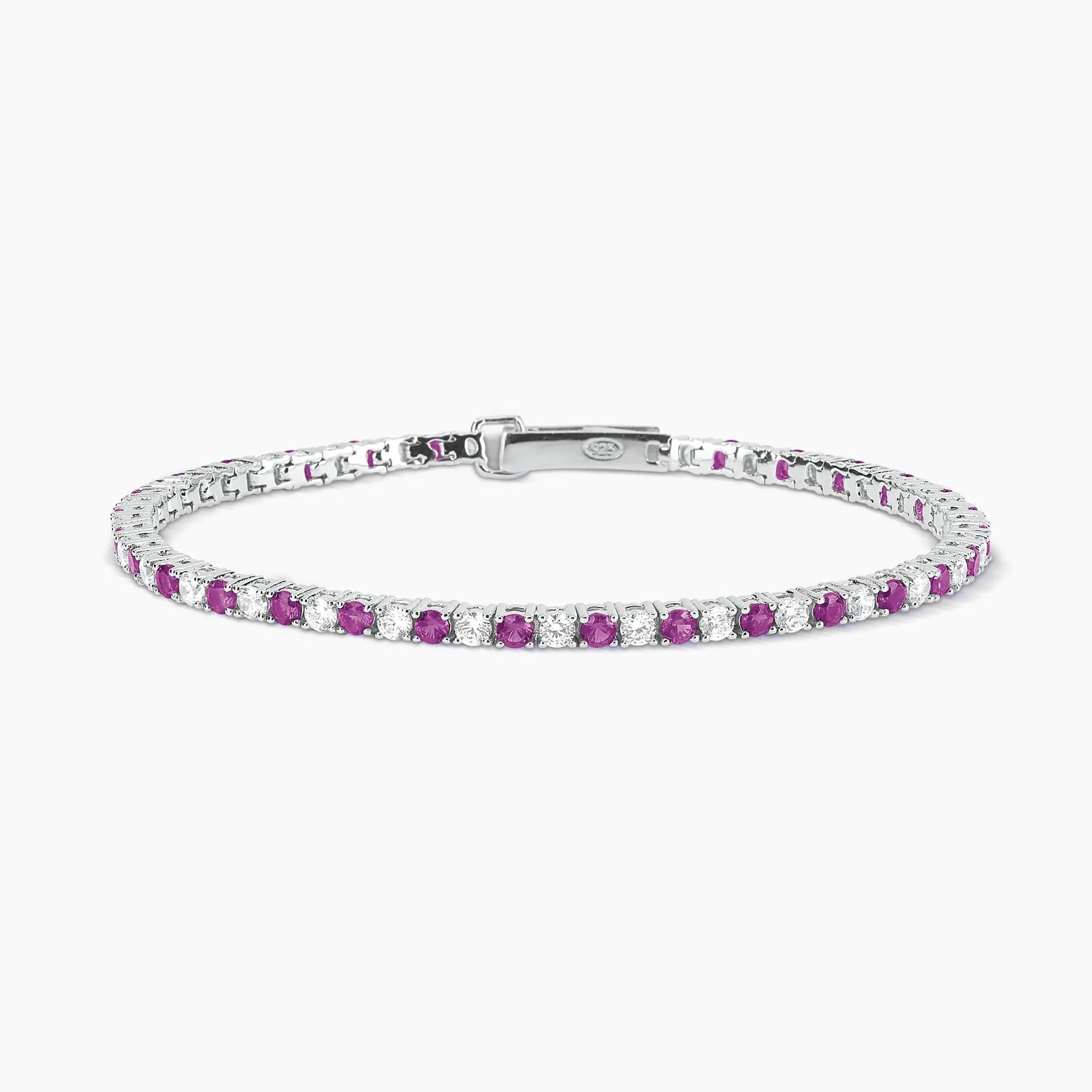 Bracciale Donna Mabina Tennis con Rubini Sintetici