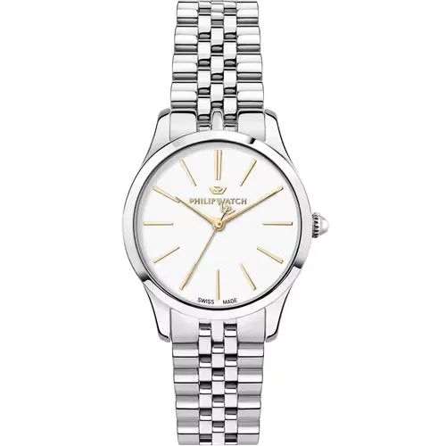 Orologio Donna Philip Watch al Quarzo con Quadrante Bianco 32 mm